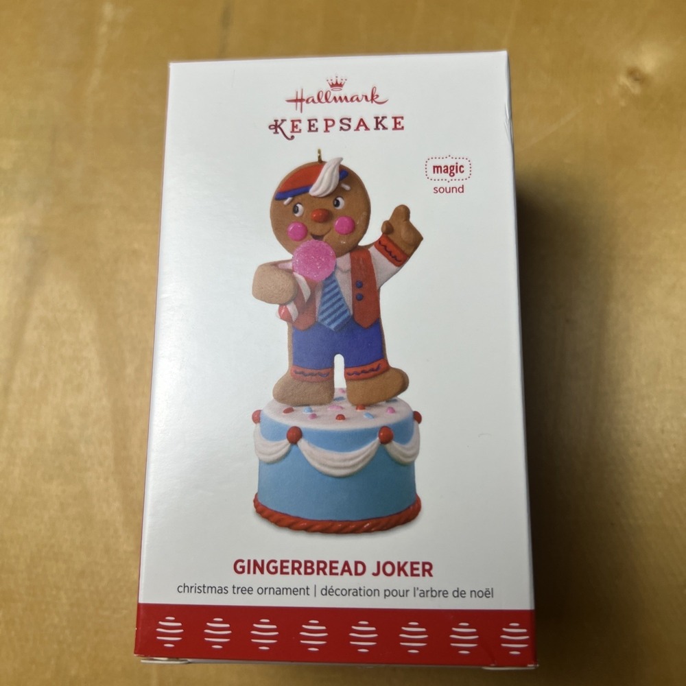 GINGERBREAD JOKER 2017 Hallmark Keepsake Ornament Funny Dad Jokes